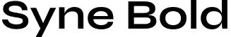 Syne Bold font - Syne-Bold.otf