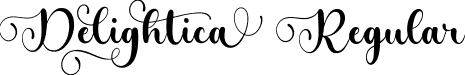 Delightica Regular font - Delightica.otf