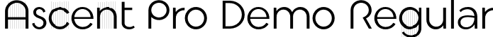 Ascent Pro Demo Regular font - Fontop - Ascent Pro Demo Regular.otf