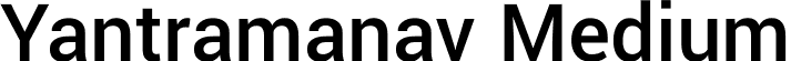 Yantramanav Medium font - Yantramanav-Medium.ttf