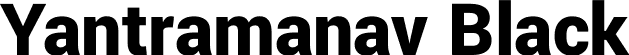 Yantramanav Black font - Yantramanav-Black.ttf