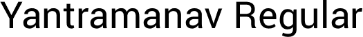 Yantramanav Regular font - Yantramanav-Regular.ttf