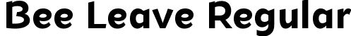 Bee Leave Regular font - BeeLeaveRegular-3zR66.ttf