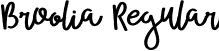 Broolia Regular font - Broolia-K70gp.otf