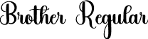 Brother Regular font - Brother.otf