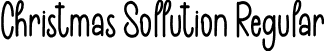 Christmas Sollution Regular font - Christmas-Sollution.otf