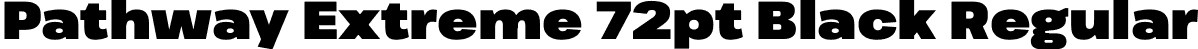 Pathway Extreme 72pt Black Regular font - PathwayExtreme_72pt-Black.ttf