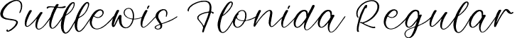 Sutllewis Flonida Regular font - Sutllewis-Flonida.otf