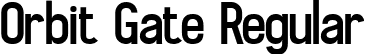 Orbit Gate Regular font - Orbit-Gate_ttf.ttf