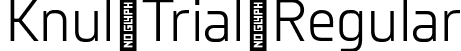 Knul Trial Regular font - KnulTrial-Regular.otf