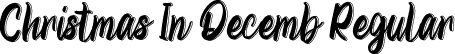 Christmas In Decemb Regular font - Christmas-In-December.otf