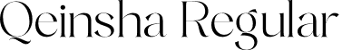 Qeinsha Regular font - Qeinsha.otf