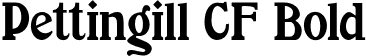 Pettingill CF Bold font - PettingillCF-Bold.otf