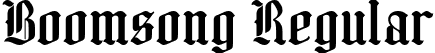 Boomsong Regular font - boomsongregular-bw4lx.ttf