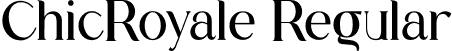 ChicRoyale Regular font - chicroyale.otf