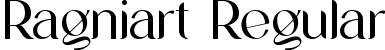 Ragniart Regular font - ragniart.ttf