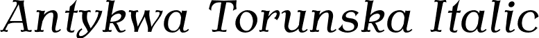 Antykwa Torunska Italic font - AntykwaTorunska-Italic.otf