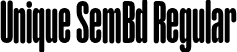 Unique SemBd Regular font - Unique-SemiBold.otf