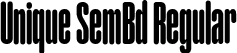 Unique SemBd Regular font - Unique-SemiBold.ttf