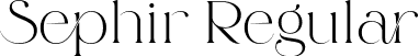 Sephir Regular font - sephir-regular.otf