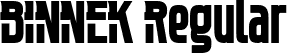 BINNEK Regular font - BINNEK-Regular.ttf