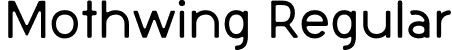 Mothwing Regular font - mothwing-demo.otf