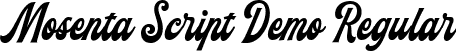 Mosenta Script Demo Regular font - Mosentascriptdemo-2OzgW.ttf