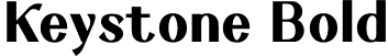 Keystone Bold font - Keystone-Bold.ttf