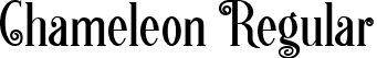 Chameleon Regular font - Chameleon.ttf