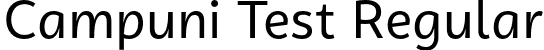 Campuni Test Regular font - CampuniTest-Regular.otf