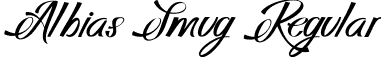 Albias Smug Regular font - AlbiasSmug-w1Gq9.ttf