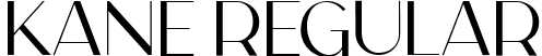 Kane Regular font - Kane.ttf