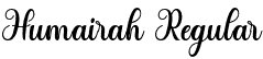 Humairah Regular font - Humairah.otf