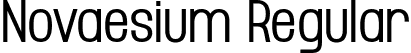 Novaesium Regular font - Novaesium.otf