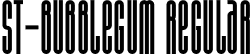 ST-Bubblegum Regular font - st-bubblegum.otf