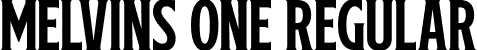 Melvins One Regular font - melvinsoneregular-d9mvr.otf