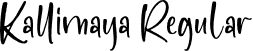 Kallimaya Regular font - Kallimaya.otf