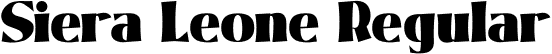 Siera Leone Regular font - sieraleone-k7gzx.otf