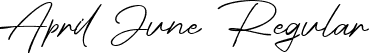 April June Regular font - apriljune-ovele.ttf