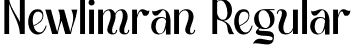 Newlimran Regular font - Newlimran.otf