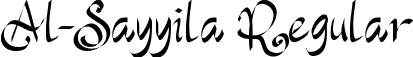 Al-Sayyila Regular font - Al-Sayyila.ttf