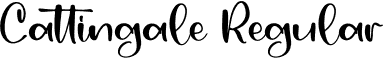 Cattingale Regular font - Cattingale.otf