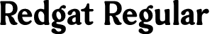 Redgat Regular font - Redgat.otf