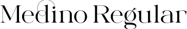 Medino Regular font - medino-regular.otf