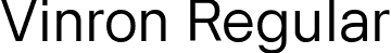 Vinron Regular font - Vinron-Regular.ttf