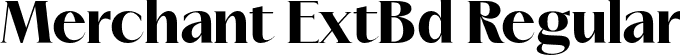 Merchant ExtBd Regular font - Merchant-ExtraBold.otf