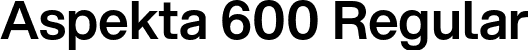 Aspekta 600 Regular font - Aspekta-600.otf