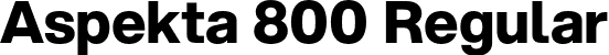 Aspekta 800 Regular font - Aspekta-800.otf