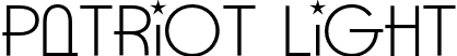 Patriot Light font - Patriot-Light.otf