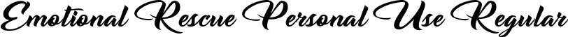 Emotional Rescue Personal Use Regular font - EmotionalRescuePersonalUseRegular-PKY87.ttf